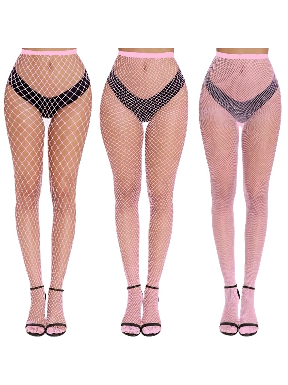 Fishnet tights 3 pack